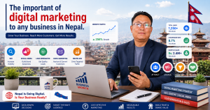 Digital marketing consultant in Nepal helping local businesses grow through SEO, Meta Ads, and content marketing